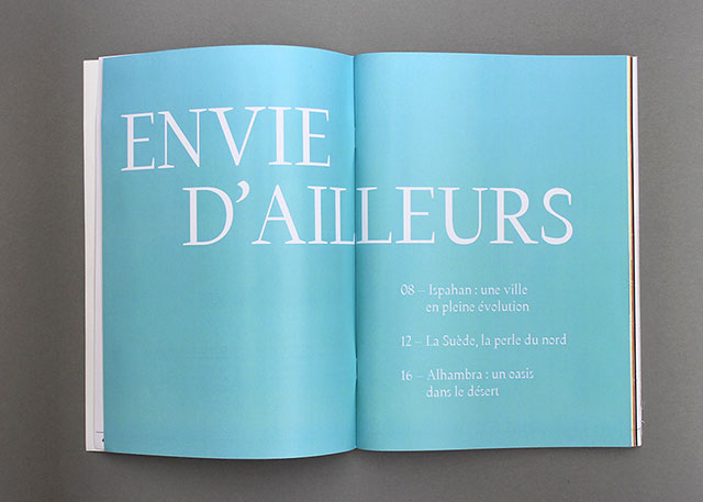 spread magazine design esad amiens batutah typeface